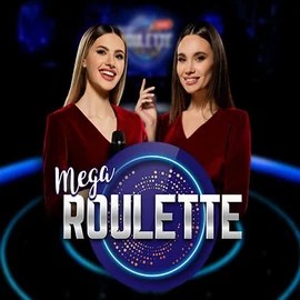 Mega Roulette slot logo by Pragmatic Play at Real Money Casino